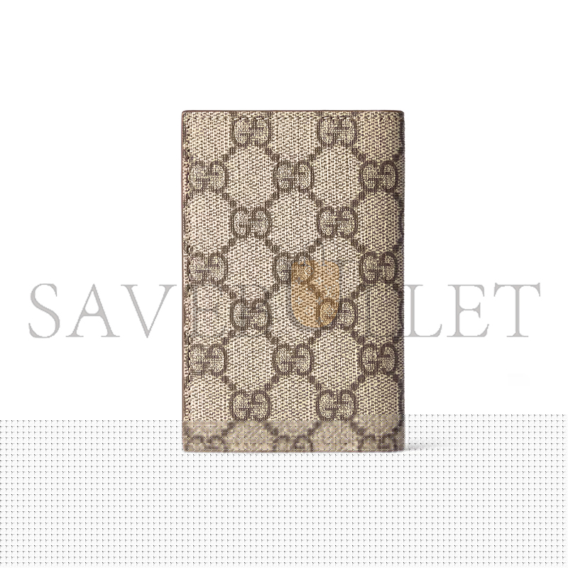 G*u*i brown interior gg long card case 768249 (15*12cm)